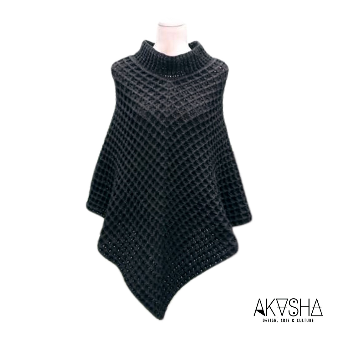 Poncho unisex Crochet